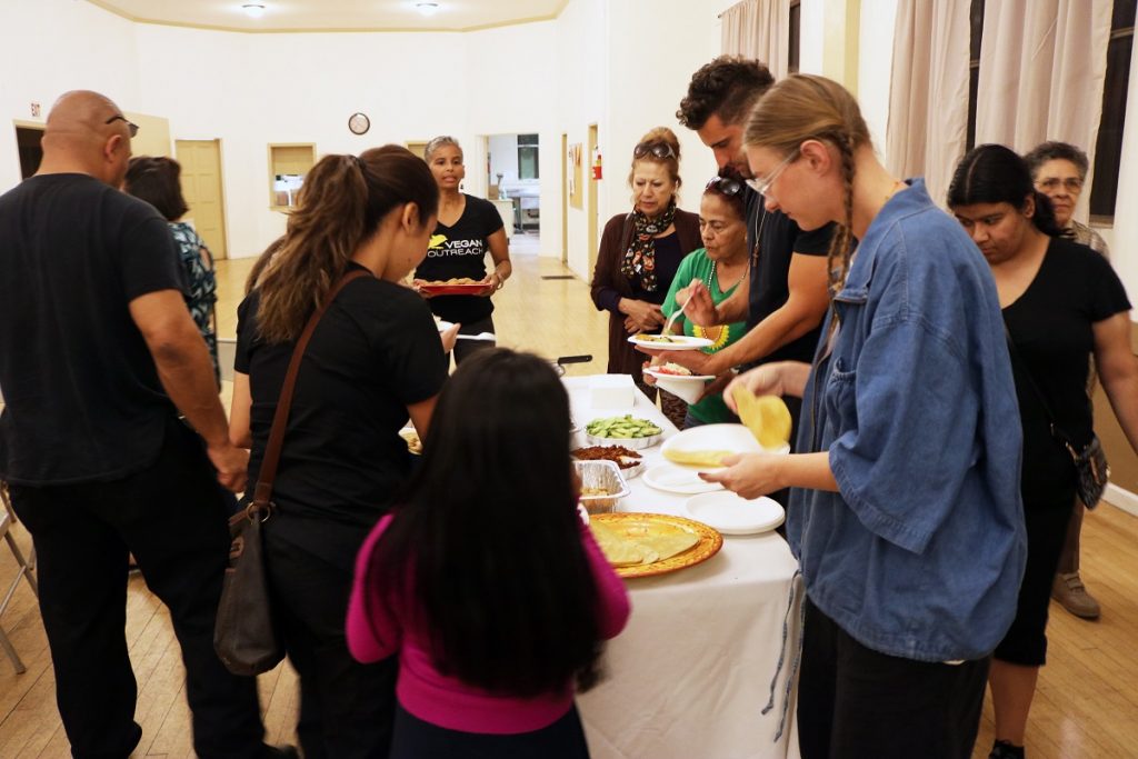 AEC Crowd Eating (more)