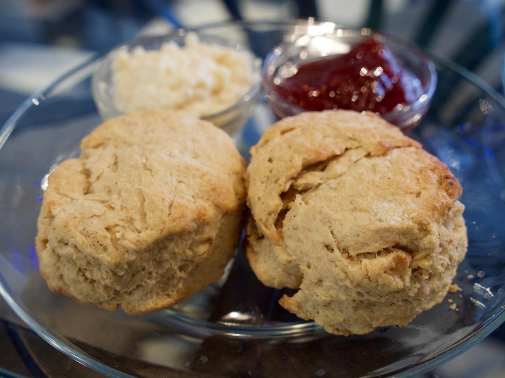 English Scones with Clotted Cream and Jam