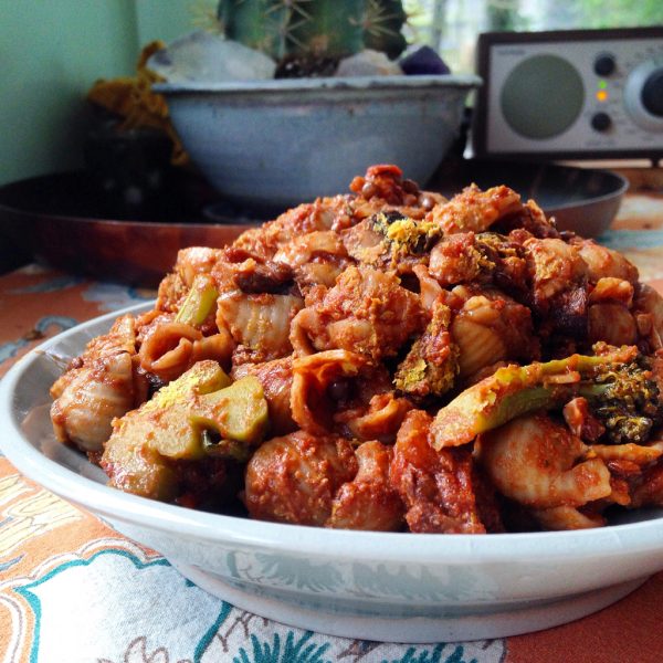 Lentil Broccoli Bolognese