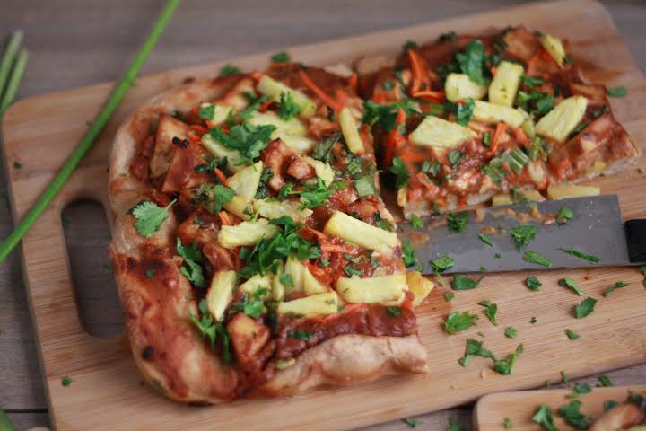 Sapling Vegan shares her Thai Pizza recipe on Vegan Outreach's blog!