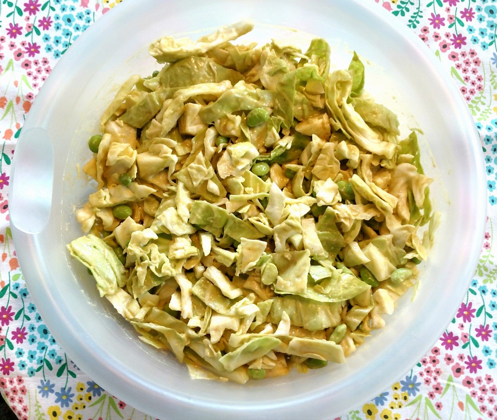 Spicy Edamame Coleslaw