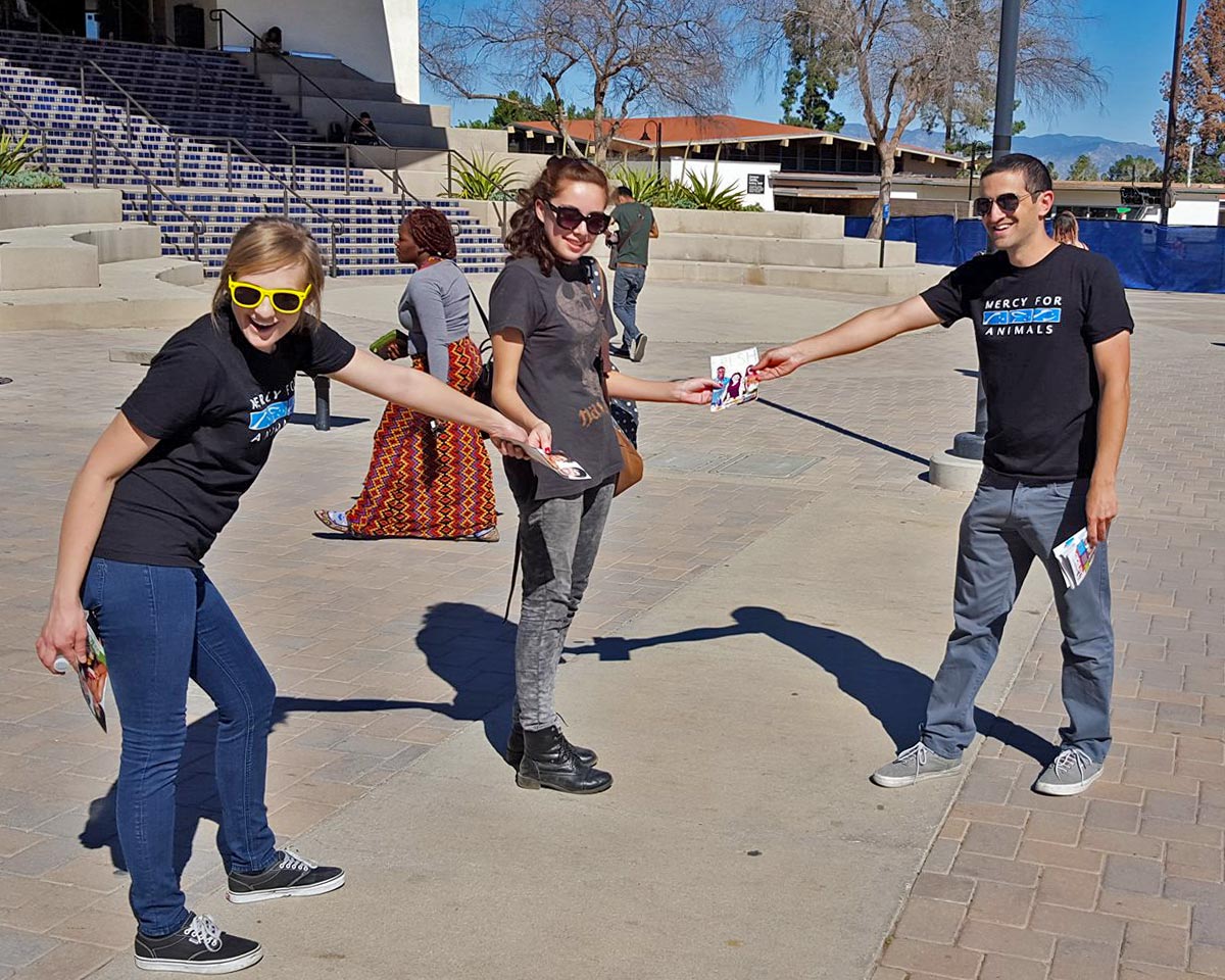 Taylor and Brian at Los Angeles Pierce College