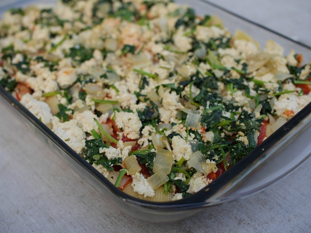 Tofu Ricotta Pasta recipe from Vegan Outreach!